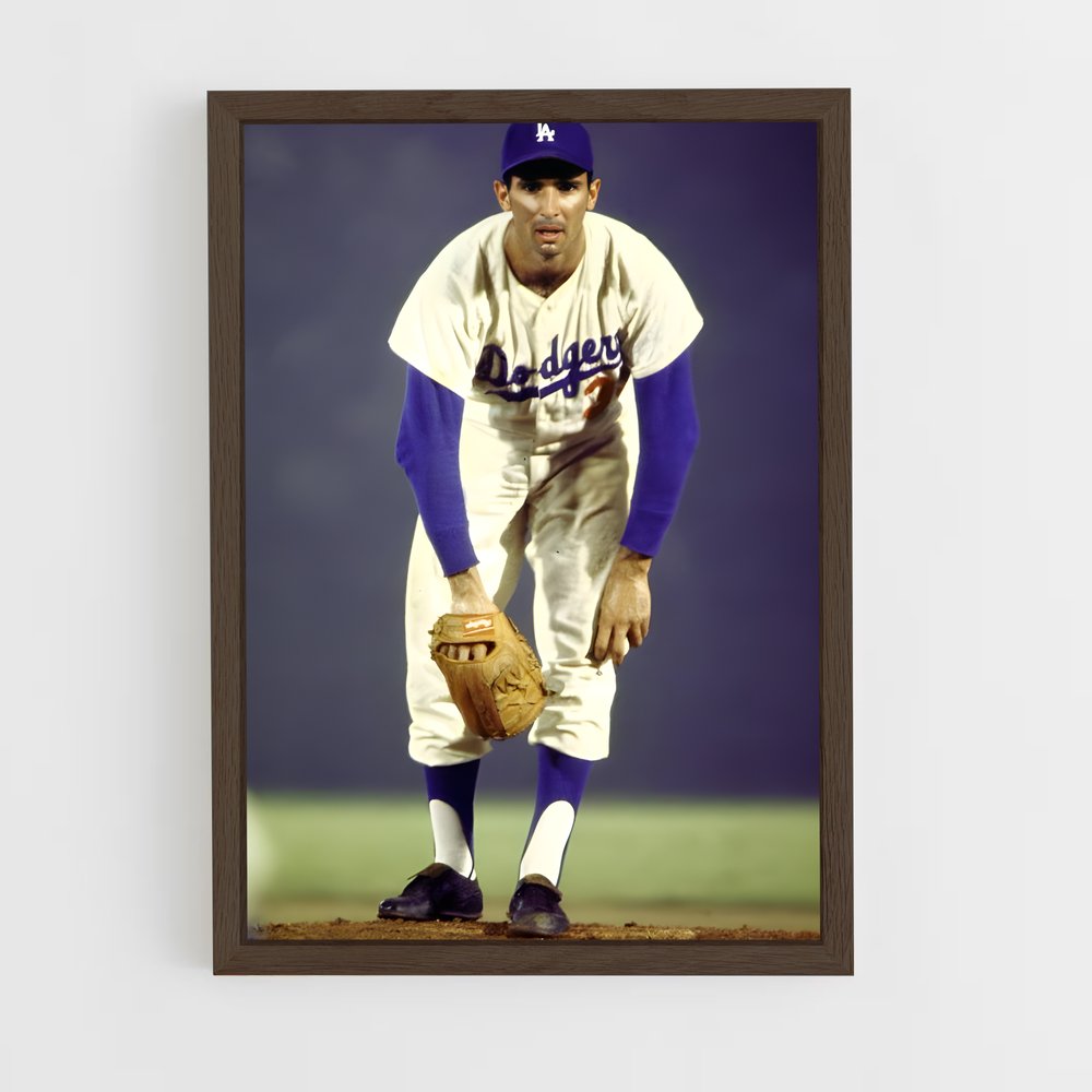 Poster Sandy koufax – affiche Baseball (vue 5)